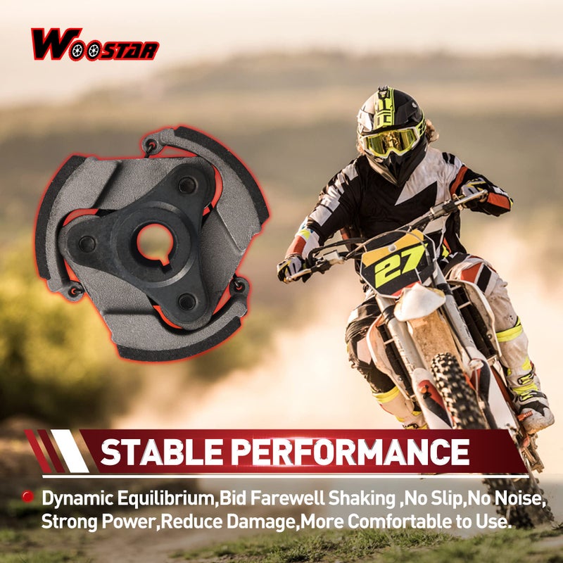 WOOSTAR Clutch Pad with 3 Springs Replacement for 2 Stroke 47cc 49cc 50cc 53cc Coolster Mini Pocket Bike Dirt Pit Bike Crosser ATV - Image 5